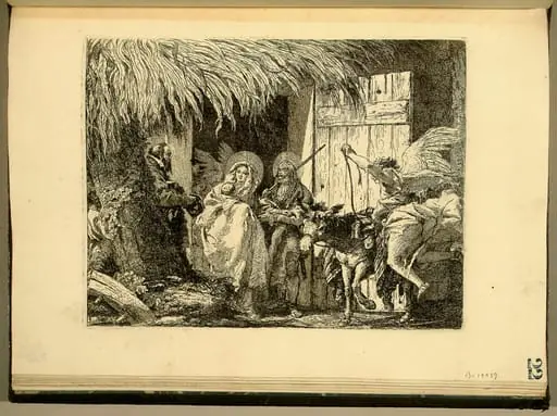 Joseph and Mary Prepare to Leave, by Giovanni Domenico Tiepolo