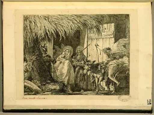 Joseph and Mary Prepare to Leave, by Giovanni Domenico Tiepolo