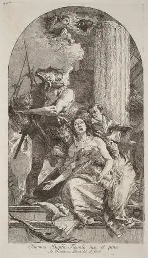 Martyrdom of Saint Agatha, by Giovanni Domenico Tiepolo
