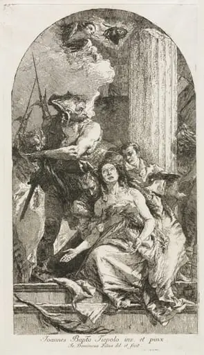 Martyrdom of St. Agatha, by Giovanni Domenico Tiepolo