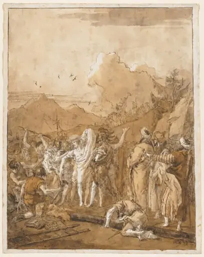 The Disrobing of Christ, by Giovanni Domenico Tiepolo