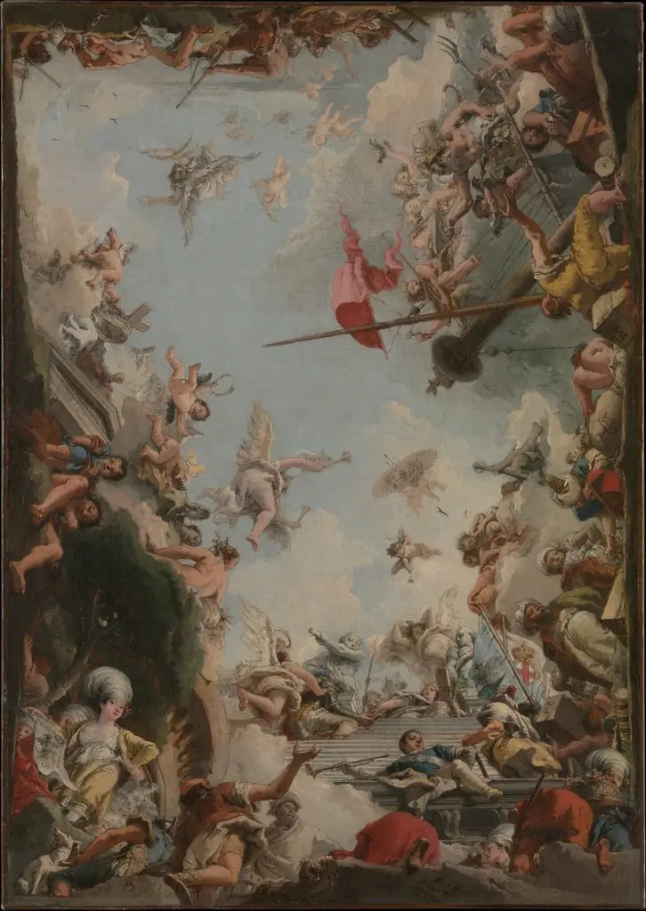 The Glorification of the Giustiniani Family, by Giovanni Domenico Tiepolo