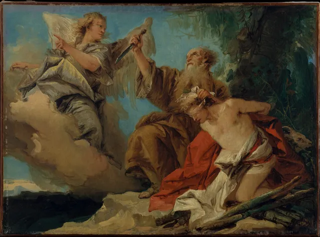 The Sacrifice of Isaac — Giovanni Domenico Tiepolo