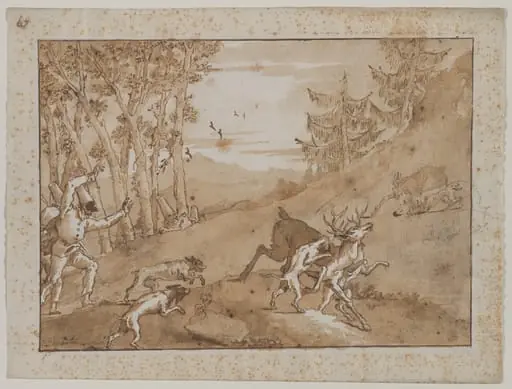 The Stag Hunt, by Giovanni Domenico Tiepolo