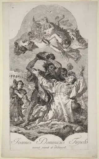 The Stoning of Saint Stephen, by Giovanni Domenico Tiepolo