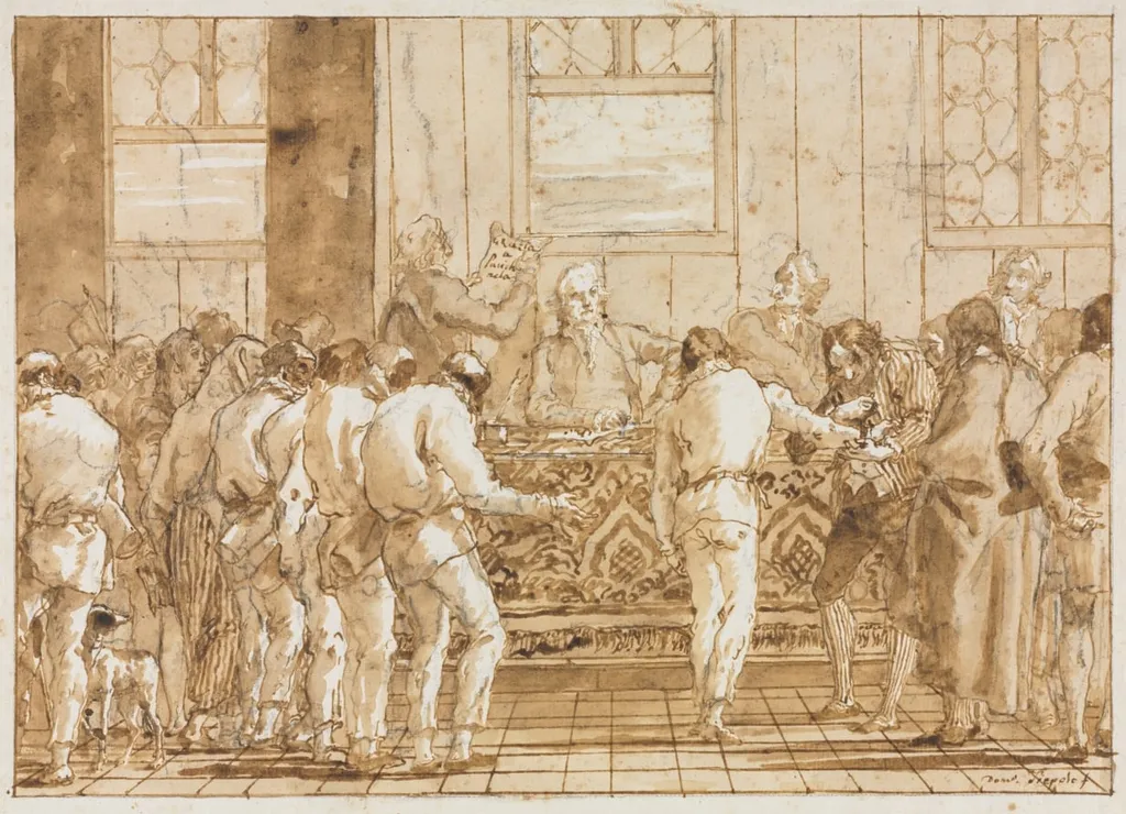 The Trial, by Giovanni Domenico Tiepolo, 1794