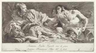 Venice Receiving the Homage of Neptune, by Giovanni Domenico Tiepolo, 1748