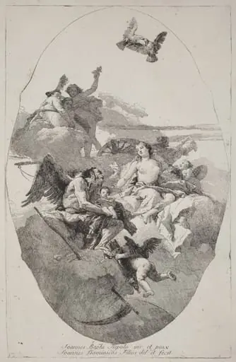 Venus Entrusting Cupid to Time, by Giovanni Domenico Tiepolo