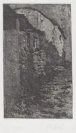 Bauco near Rome (Bauco presso Roma), by Giovanni Fattori