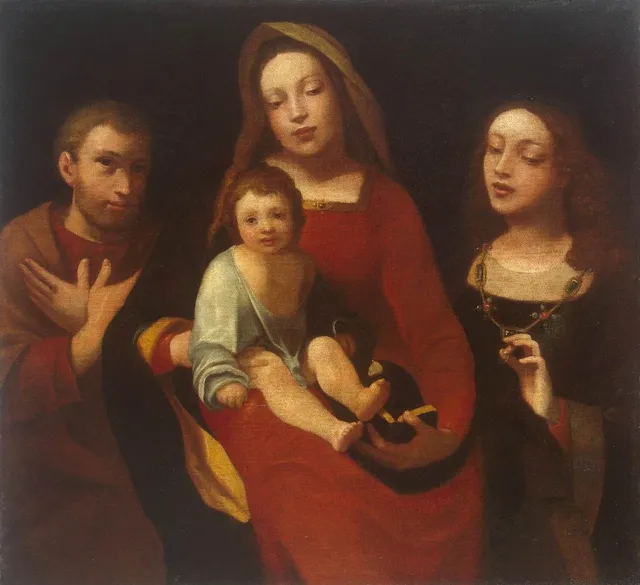 Madonna and Child with St Francis and St Catherine