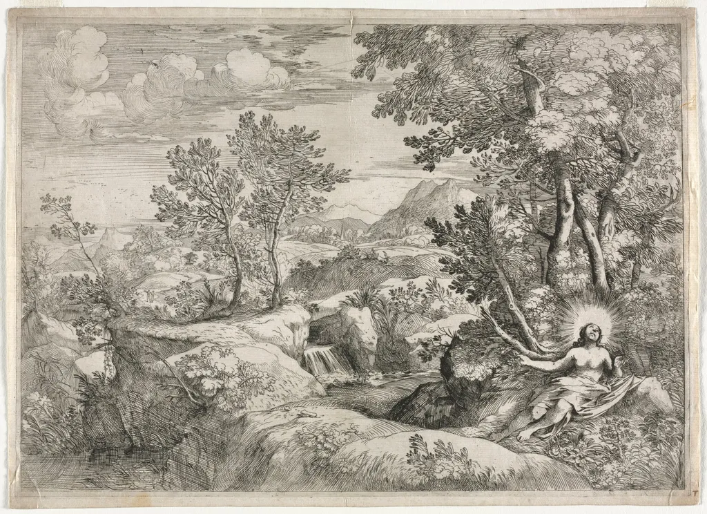The Penitent Magdalen, by Giovanni Francesco Grimaldi, 1650