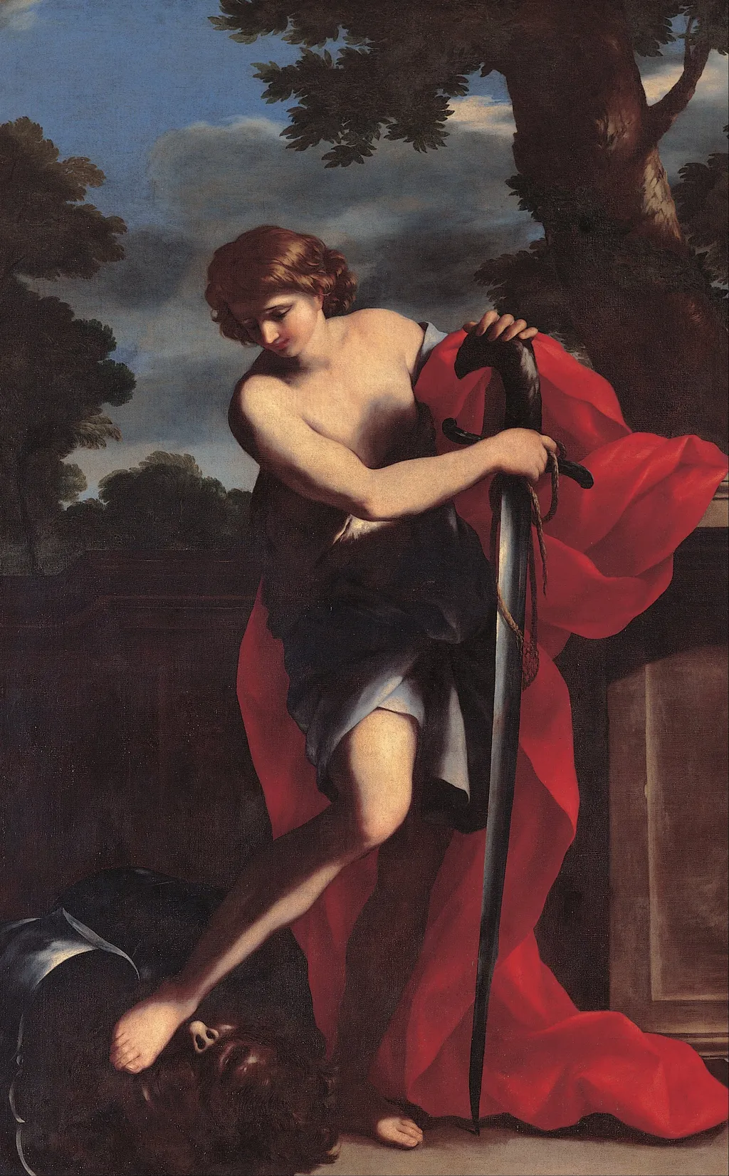 David, by Giovanni Francesco Romanelli, oil, 1637