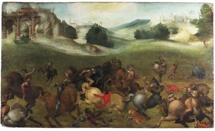 the conversion of St Paul, by Giovanni Francesco Rustici