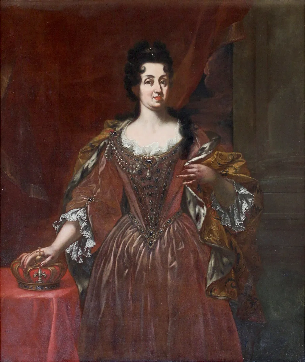 Portrait of Marguerite Louise d'Orléans, Grand Duchess of Tuscany, by Giovanni Gaetano Gabbiani, oil, 1723