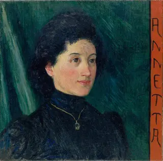 Annetta, by Giovanni Giacometti, 1900