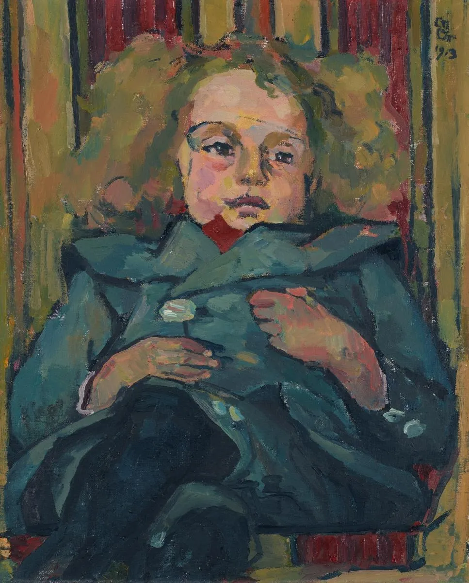 Bruno, by Giovanni Giacometti, oil, 1913