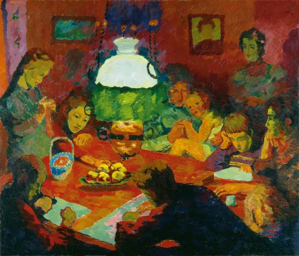 Die Lampe, by Giovanni Giacometti