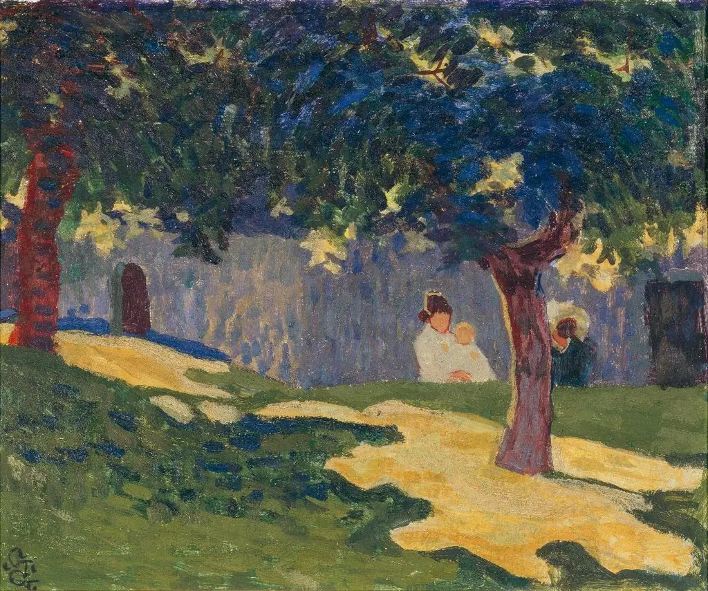 Sommernachmittag, by Giovanni Giacometti