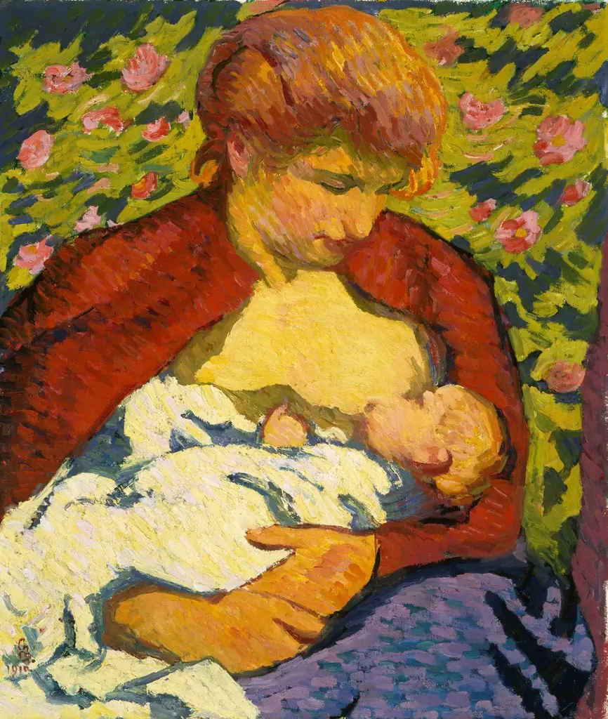 Young Mother, by Giovanni Giacometti