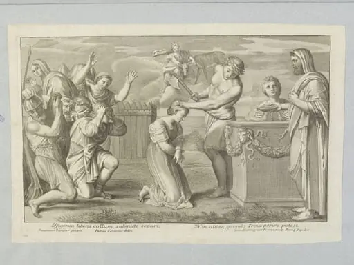 Sacrifice of Iphigenia, by Giovanni Girolamo Frezza
