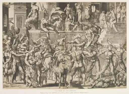 Rape of the Sabines, by Giovanni Jacopo Caraglio