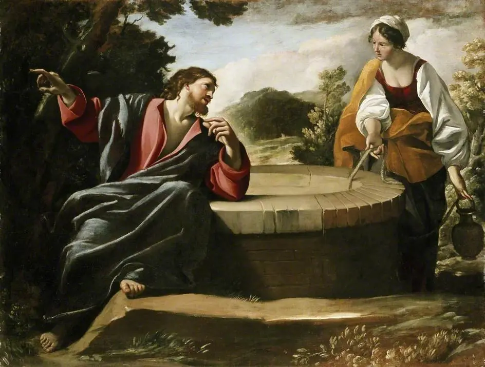 Christ and the Woman of Samaria, by Giovanni Lanfranco