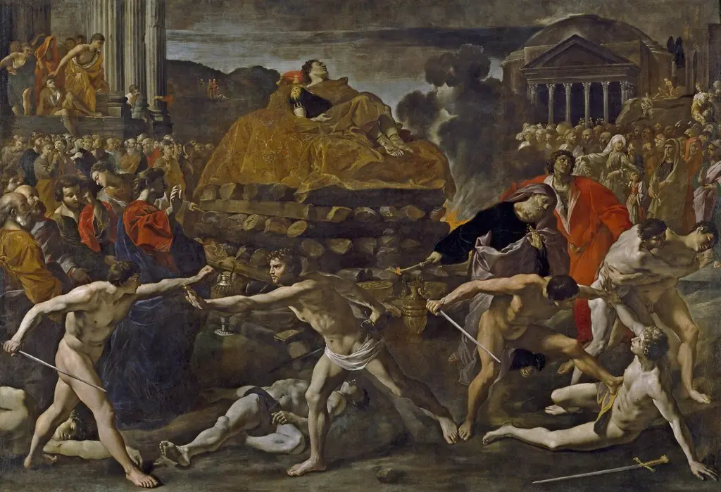 Exequias de un emperador romano, by Giovanni Lanfranco
