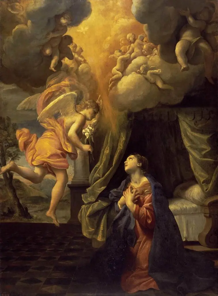 The Annunciation, by Giovanni Lanfranco