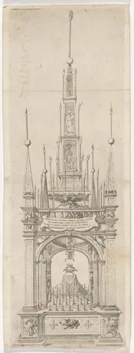 Catafalque for the Funeral of Giulio Thieni, Marquis of Scandiano, by Giovanni Luigi Valesio