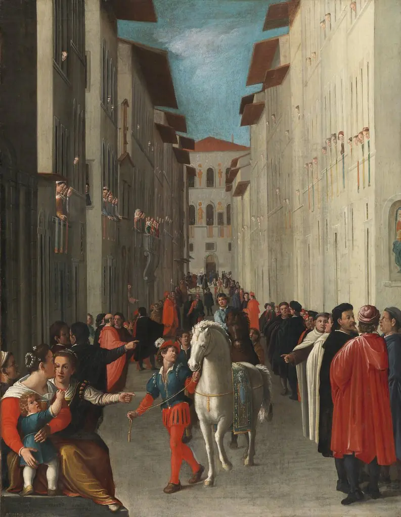 The Return from the Palio, by Giovanni Maria Butteri