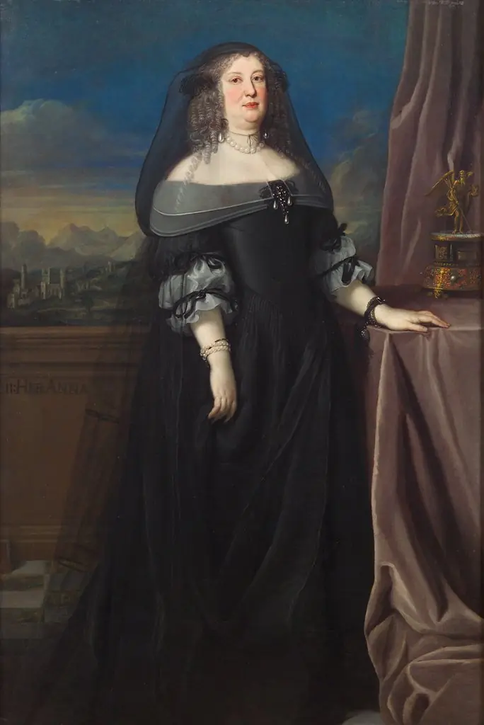 Anna de' Medici (1616-1676), Erzherzogin, Witwe nach Erzherzog Ferdinand Karl (1628-1662), Landesfürst von Tirol, by Giovanni Maria Morandi
