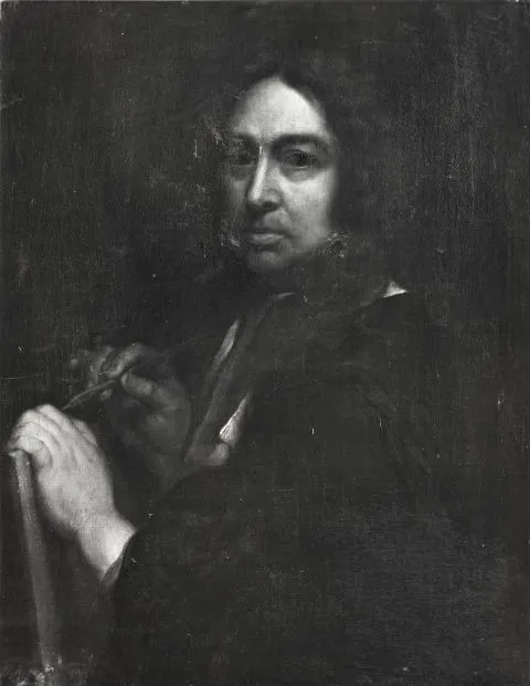 Self-portrait, by Giovanni Maria Morandi, oil, 1675