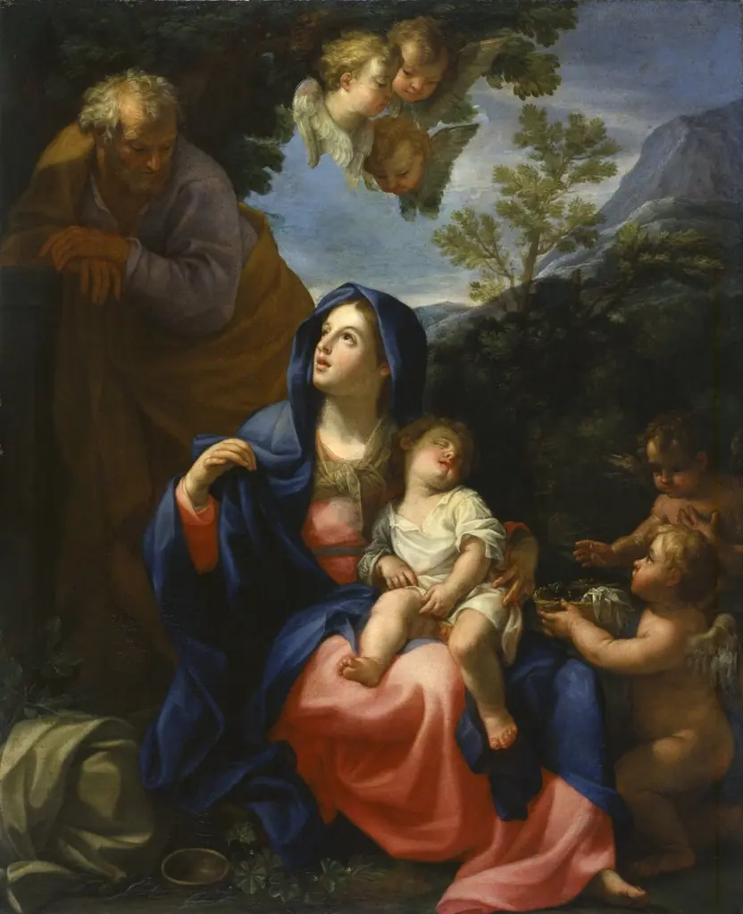 The Rest on The Flight into Egypt, by Giovanni Odazzi