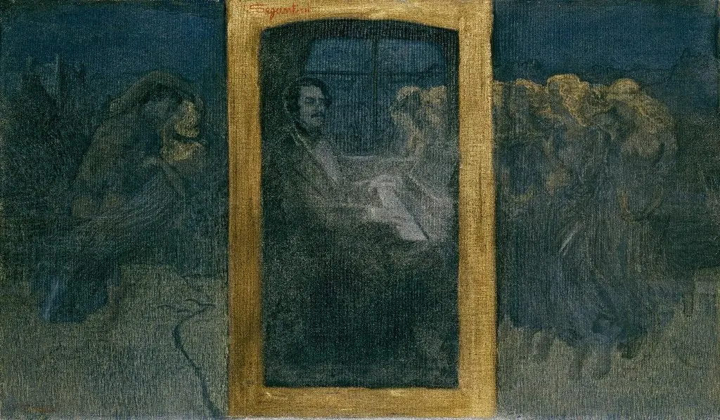 Evocazione creatrice della musica, by Giovanni Segantini