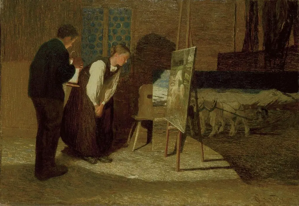 I miei modelli, by Giovanni Segantini