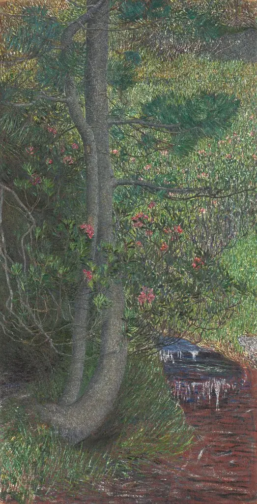 Pine Tree, by Giovanni Segantini