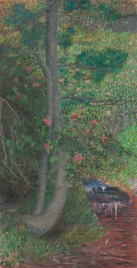 Pine Tree, by Giovanni Segantini, unspecified, 1897