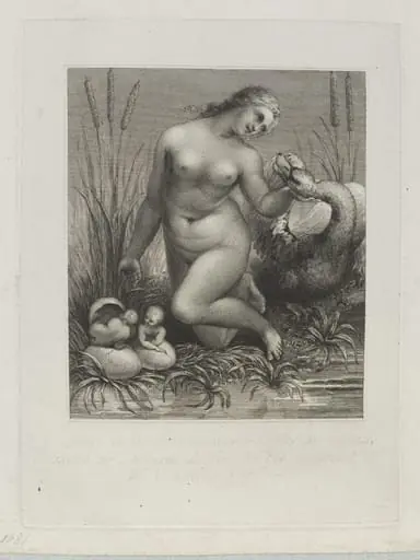 Leda, by Giovanni Vendramini