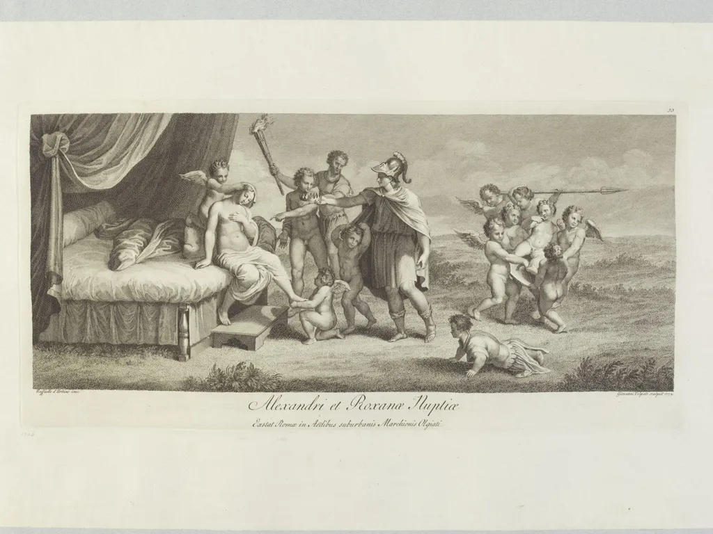 The Marriage of Alexander and Roxana, by Giovanni Volpato