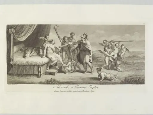 The Marriage of Alexander and Roxana, by Giovanni Volpato