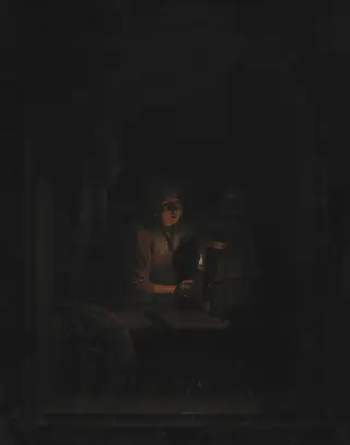 Girl with a Candle
