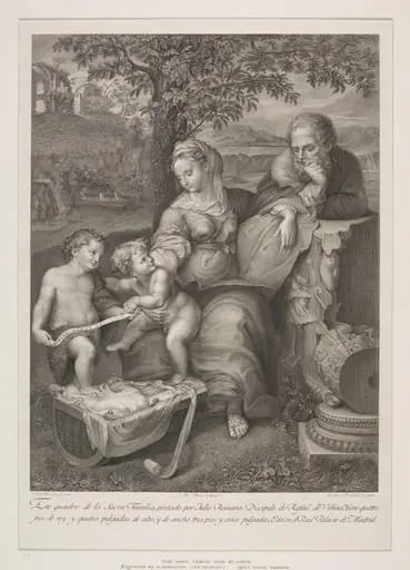 Holy Family and St. John, by Girolamo Carattoni