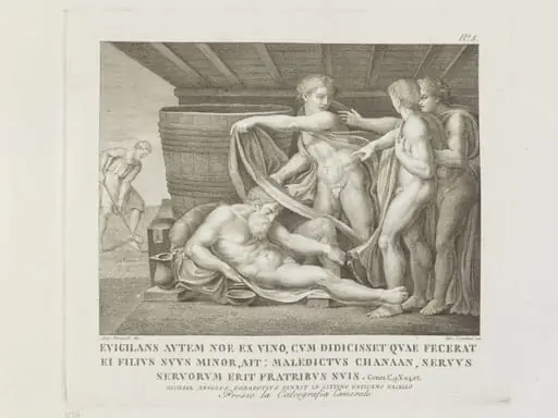 Noah and his Sons, by Girolamo Carattoni