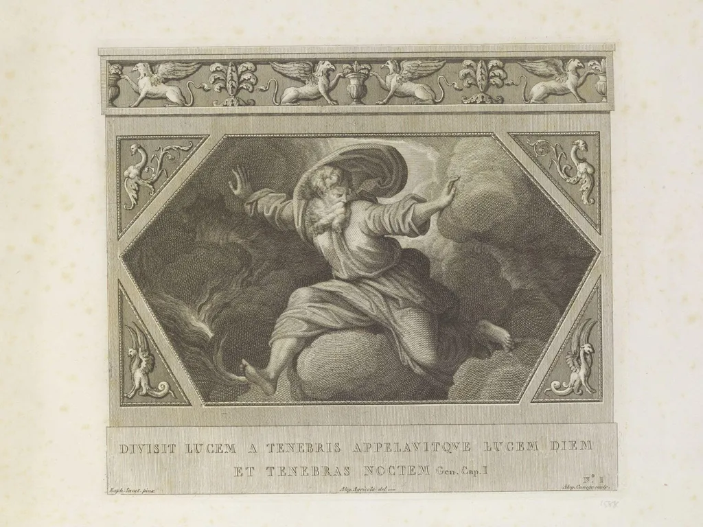 The Deluge, by Girolamo Carattoni, 1850