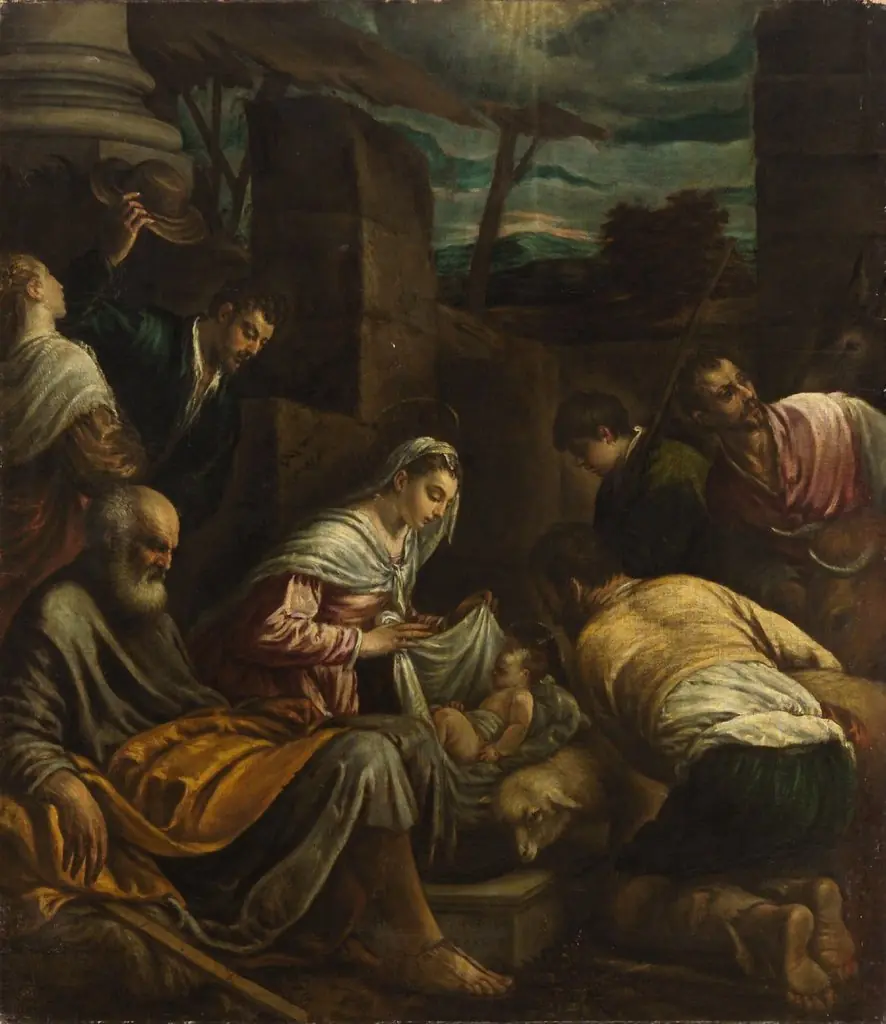 Anbetung der Hirten, by Girolamo da Ponte