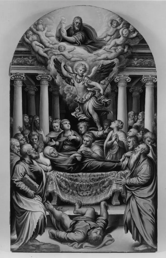 The Dormition of the Virgin, by Girolamo da Treviso the Younger