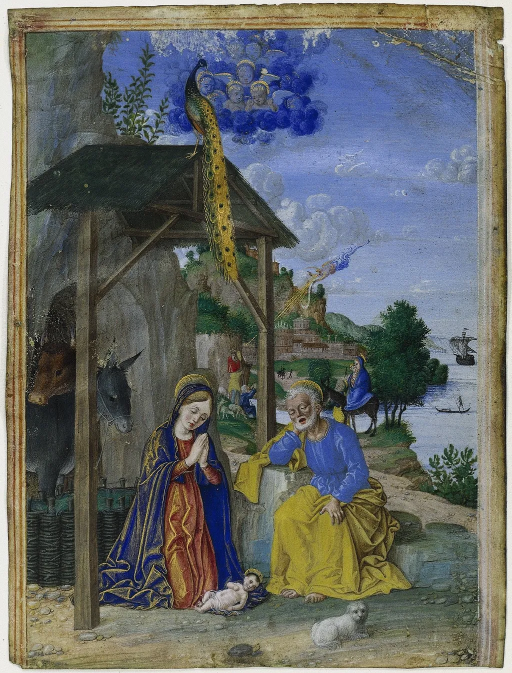 Nativity, by Girolamo dai Libri, tempera, 1515
