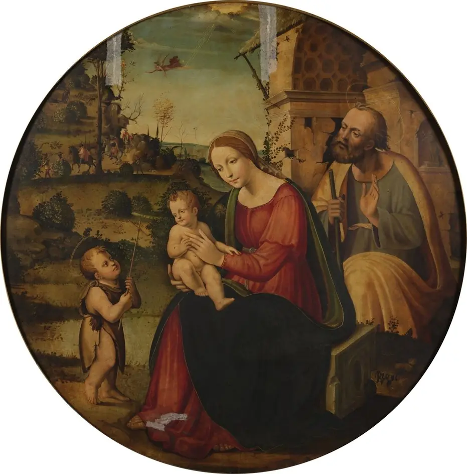 The Holy Family with the young St John the Baptist