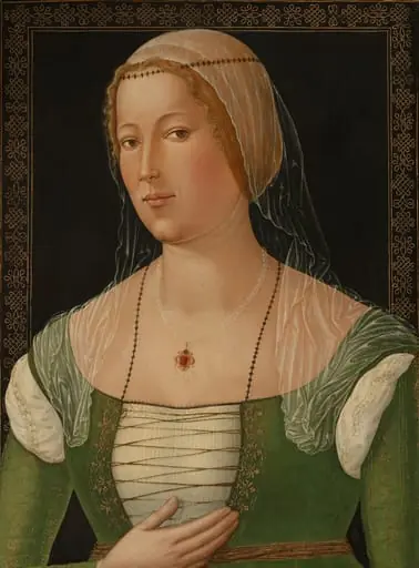 Portrait of a Young Woman, by Girolamo di Benvenuto