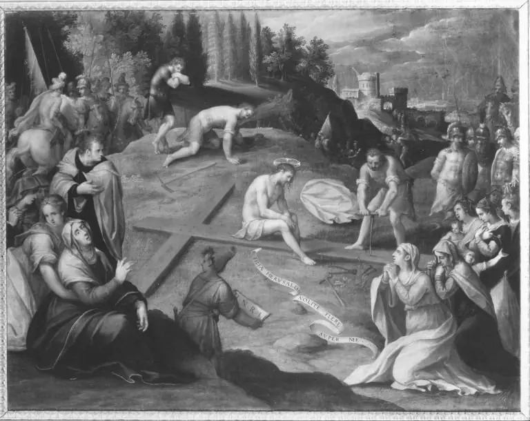 Vorbereitung zur Kreuzigung, by Girolamo Muziano